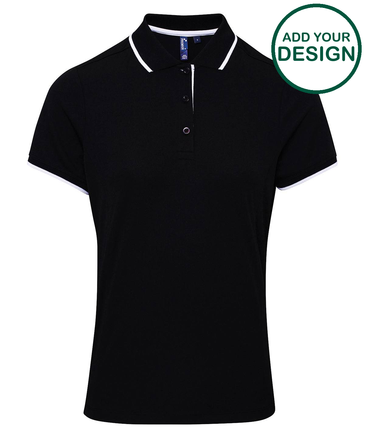 Women's contrast Coolchecker® polo