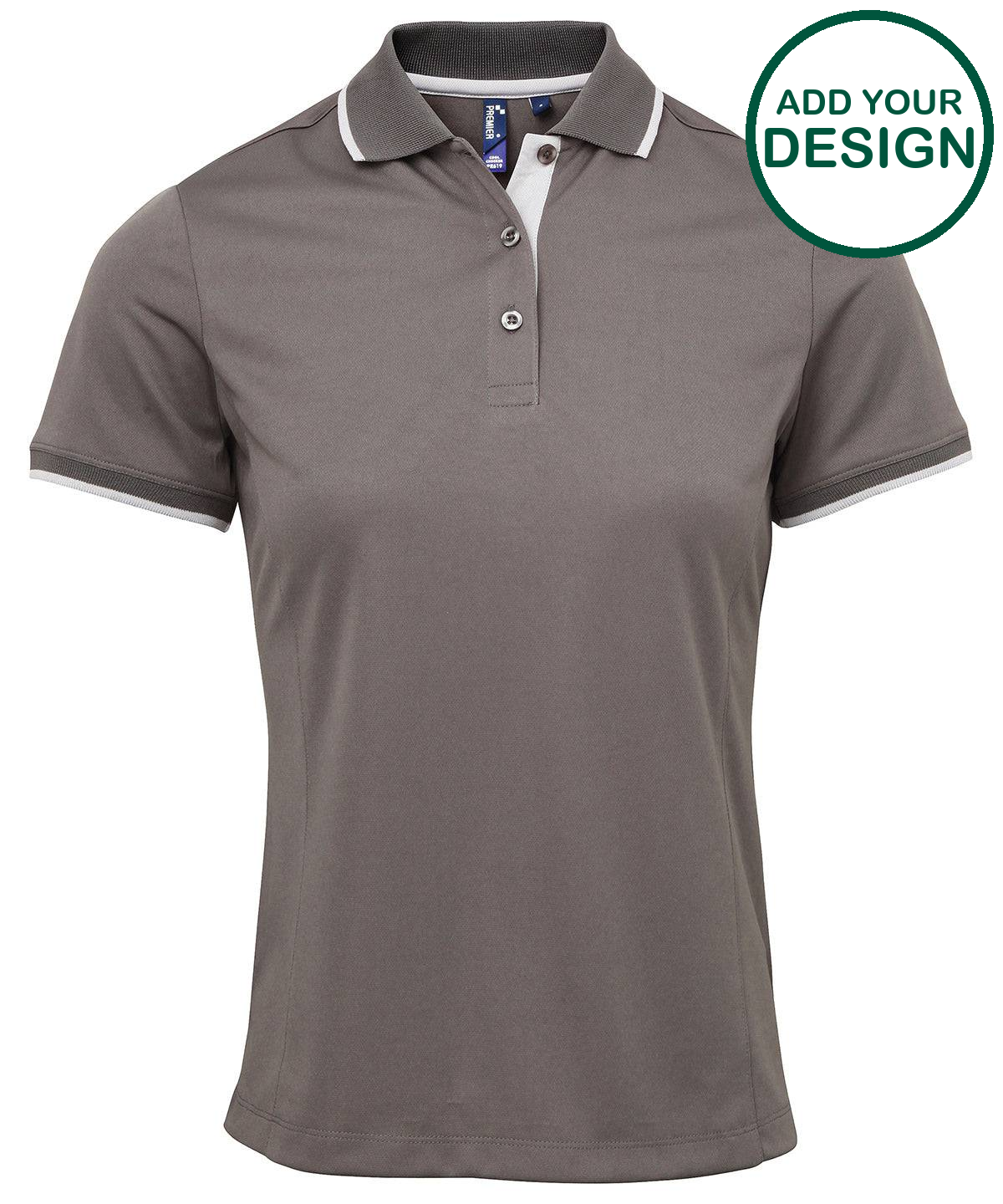 Women's contrast Coolchecker® polo