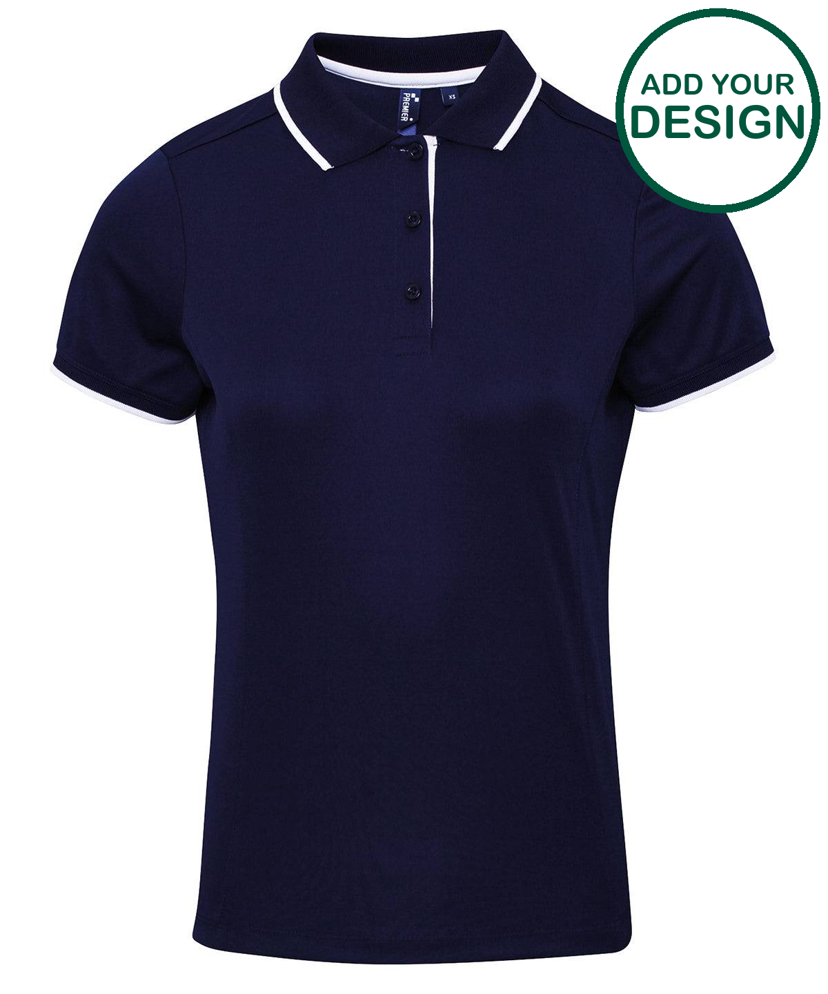 Women's contrast Coolchecker® polo