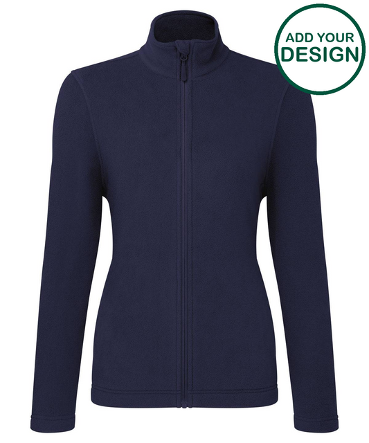 Womens Recyclight full-zip microfleece