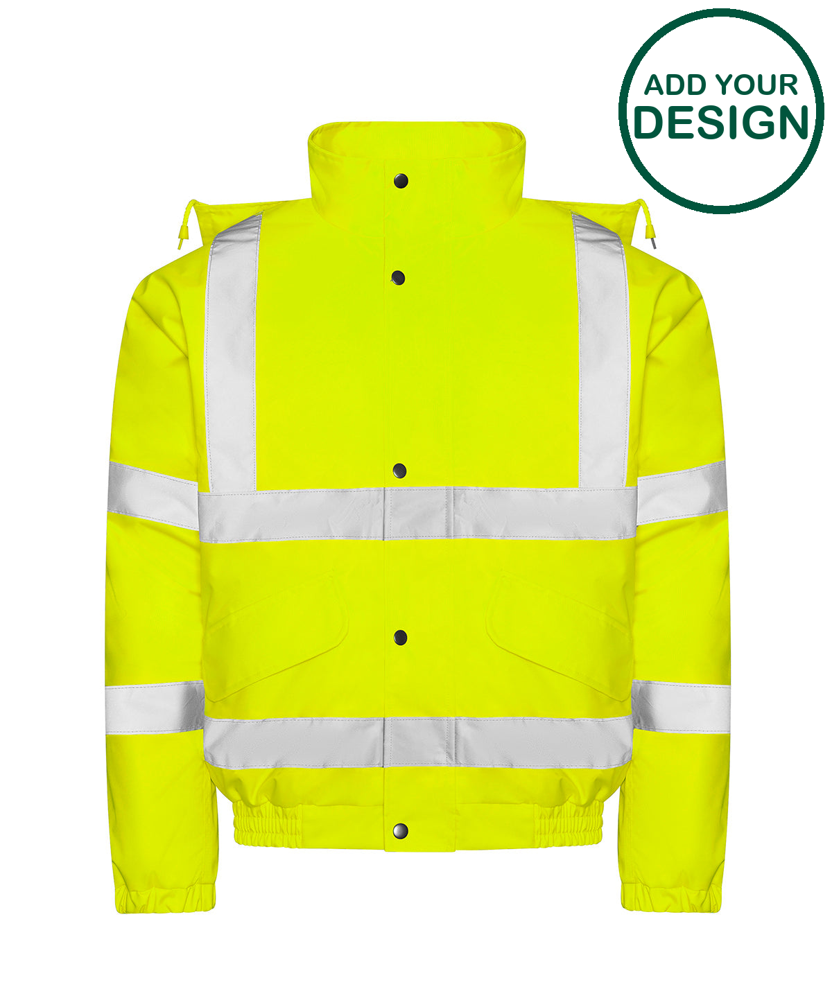 High visibility bomber jacket