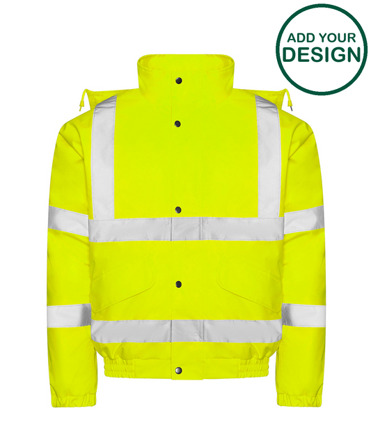 High visibility bomber jacket