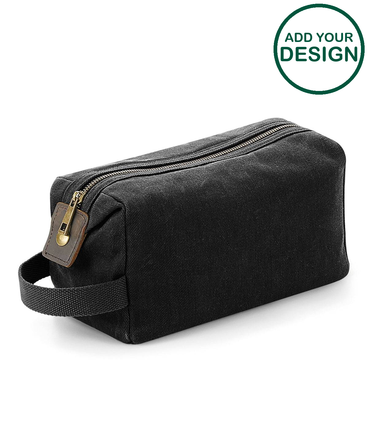Heritage waxed canvas wash bag