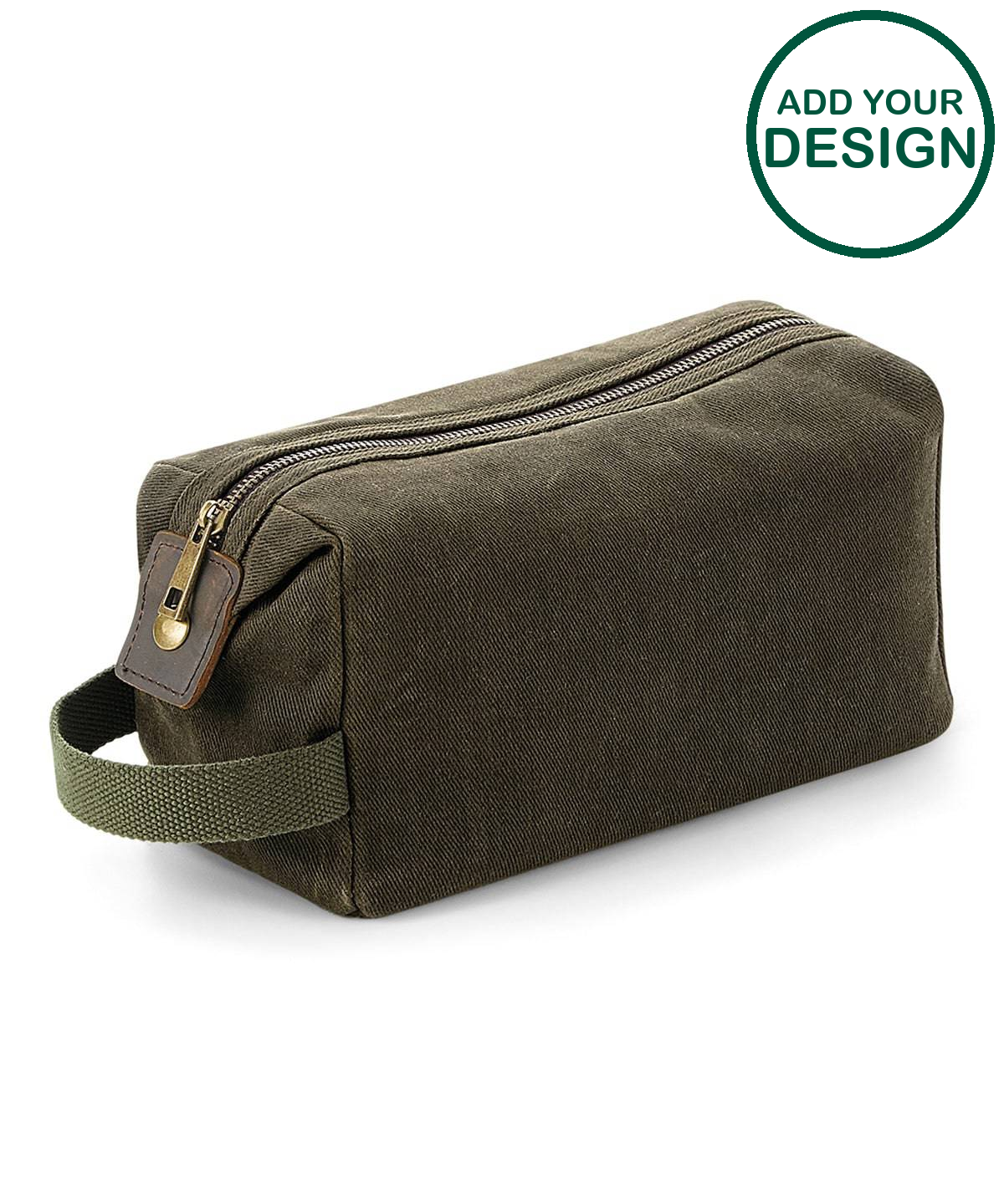 Heritage waxed canvas wash bag