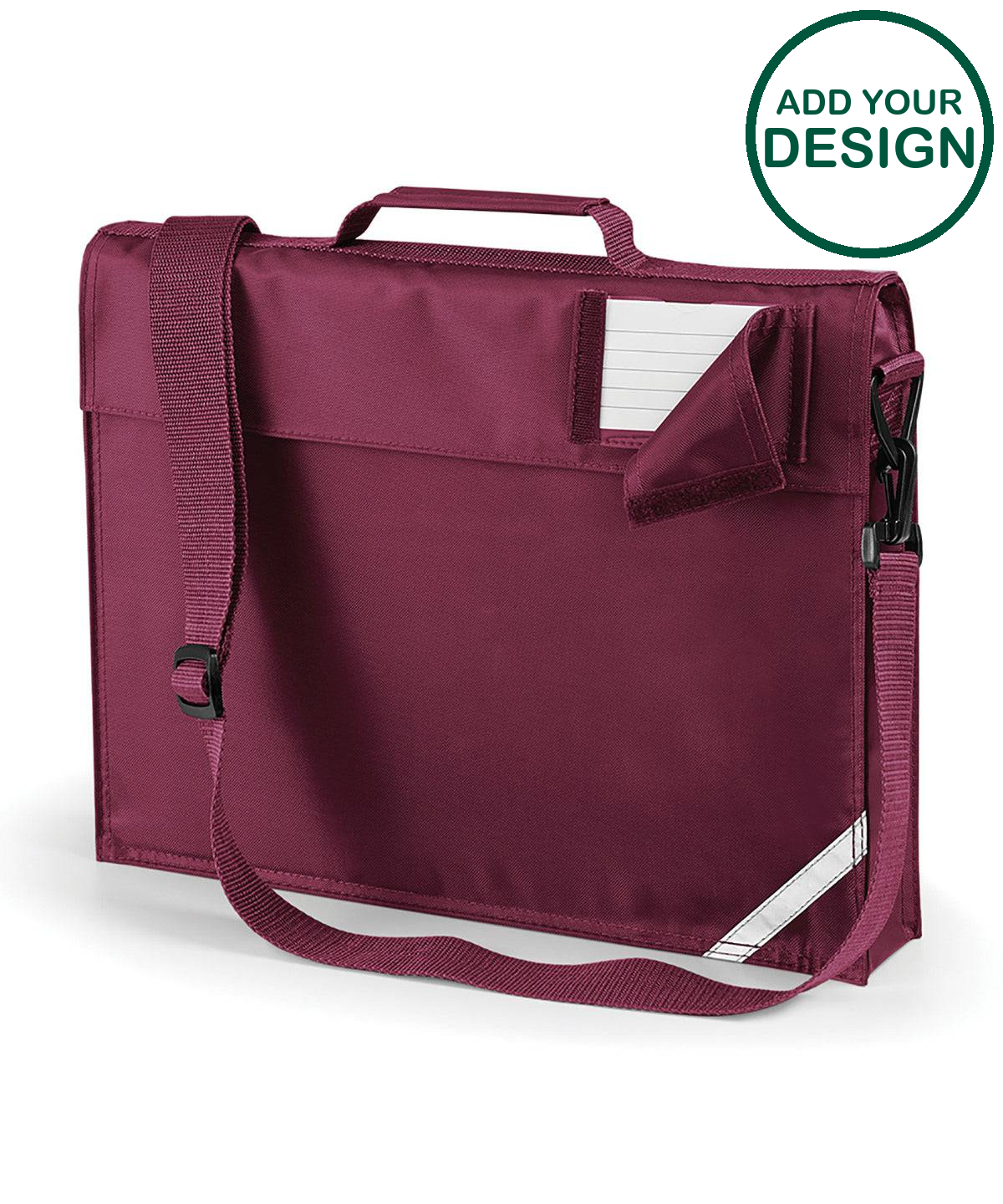 Junior book bag with strap