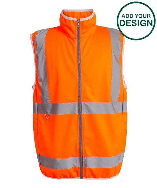 Pro hi-vis full-zip gilet