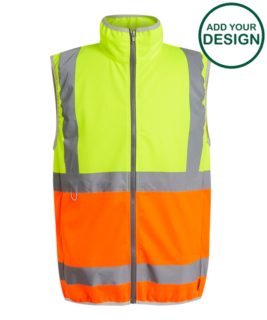 Pro hi-vis full-zip gilet