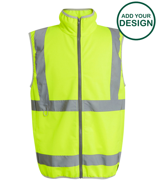 Pro hi-vis full-zip gilet