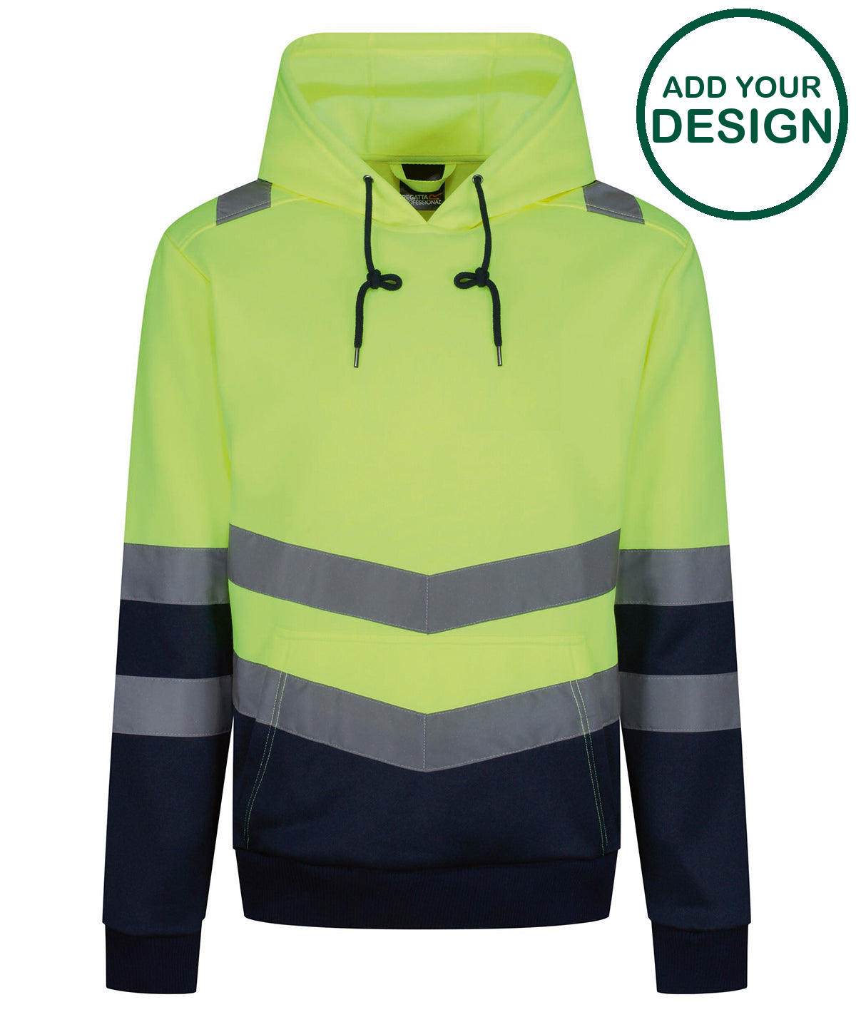 Pro hi-vis overhead hoodie