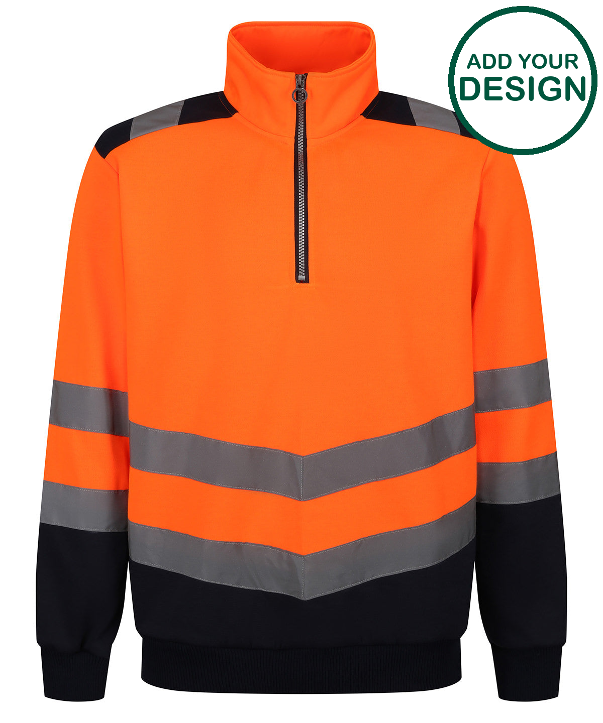 Pro hi-vis ¼-zip sweatshirt