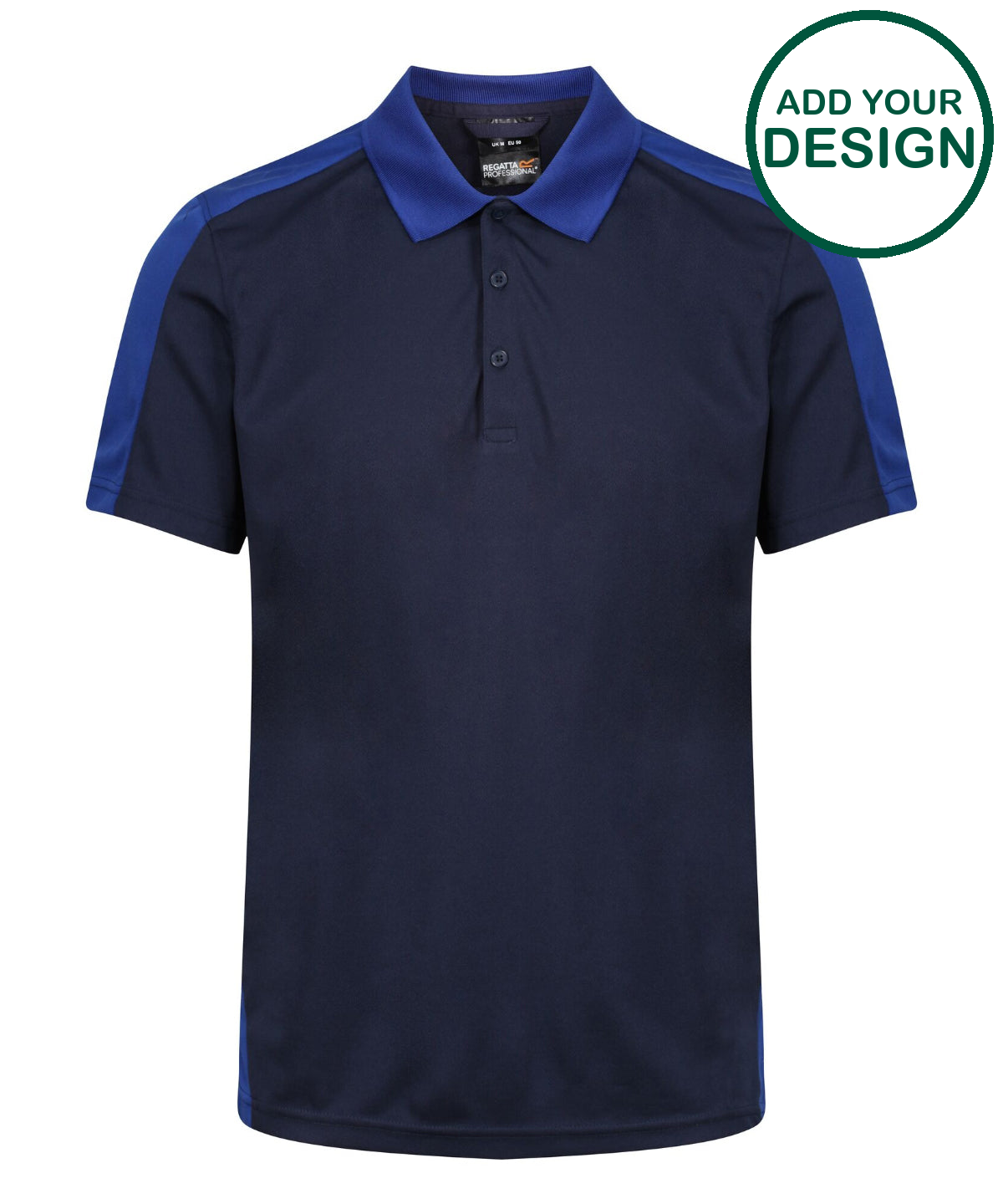 Contrast wicking polo