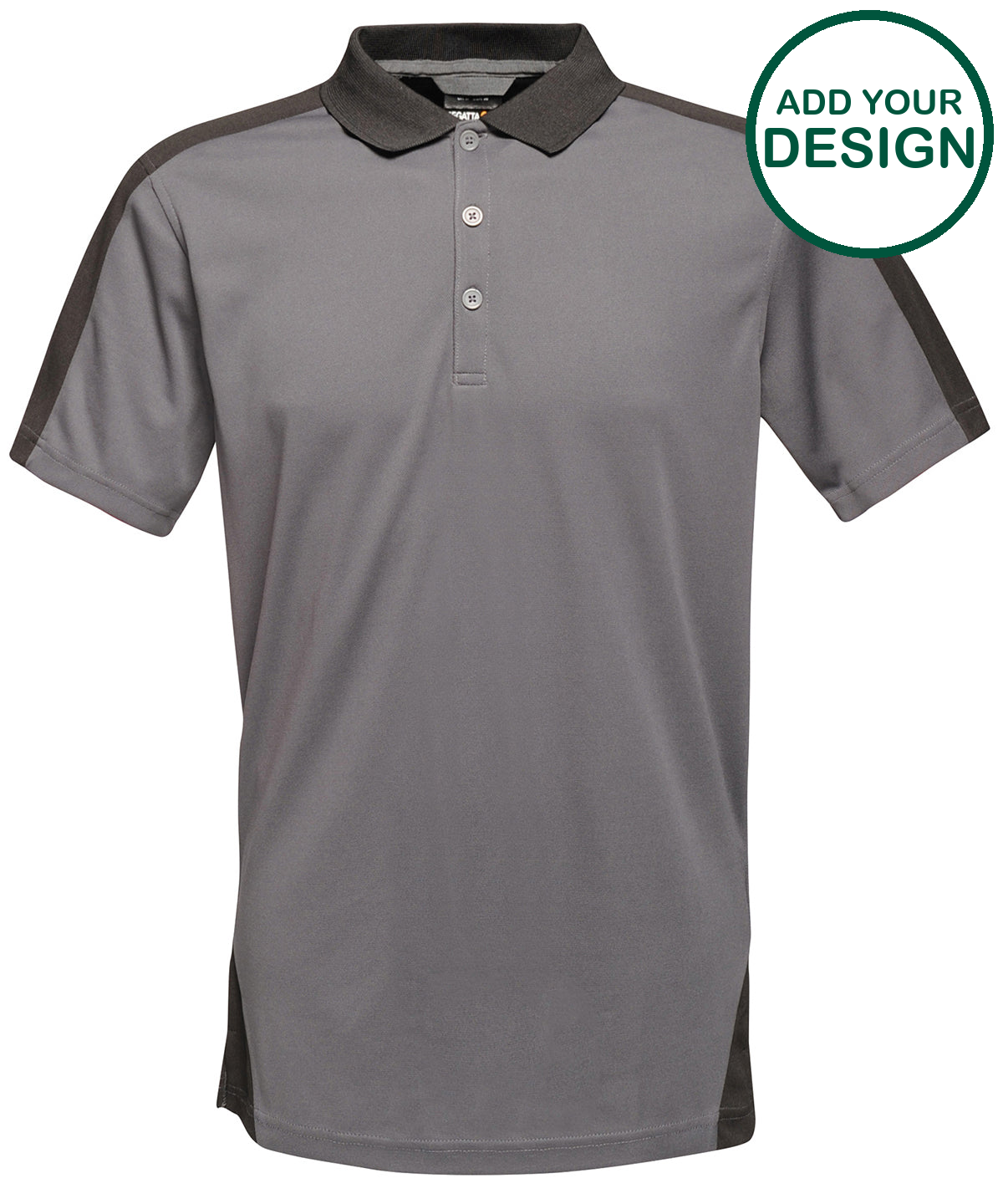 Contrast wicking polo
