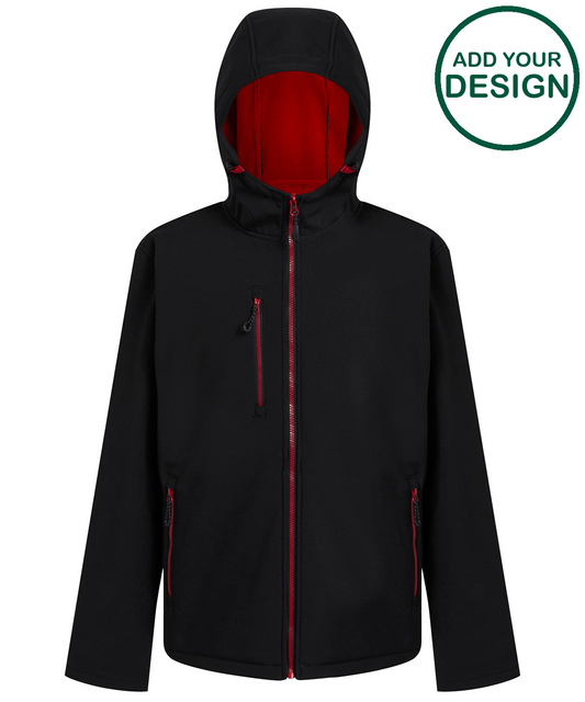Navigate 2-layer hooded softshell jacket