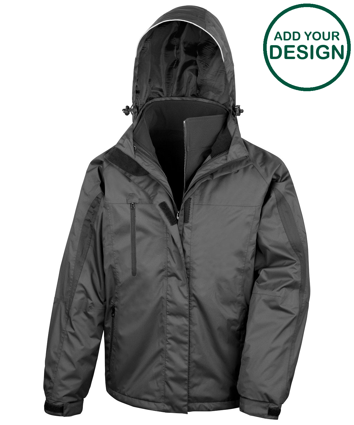 3-in-1 journey jacket with softshell inner