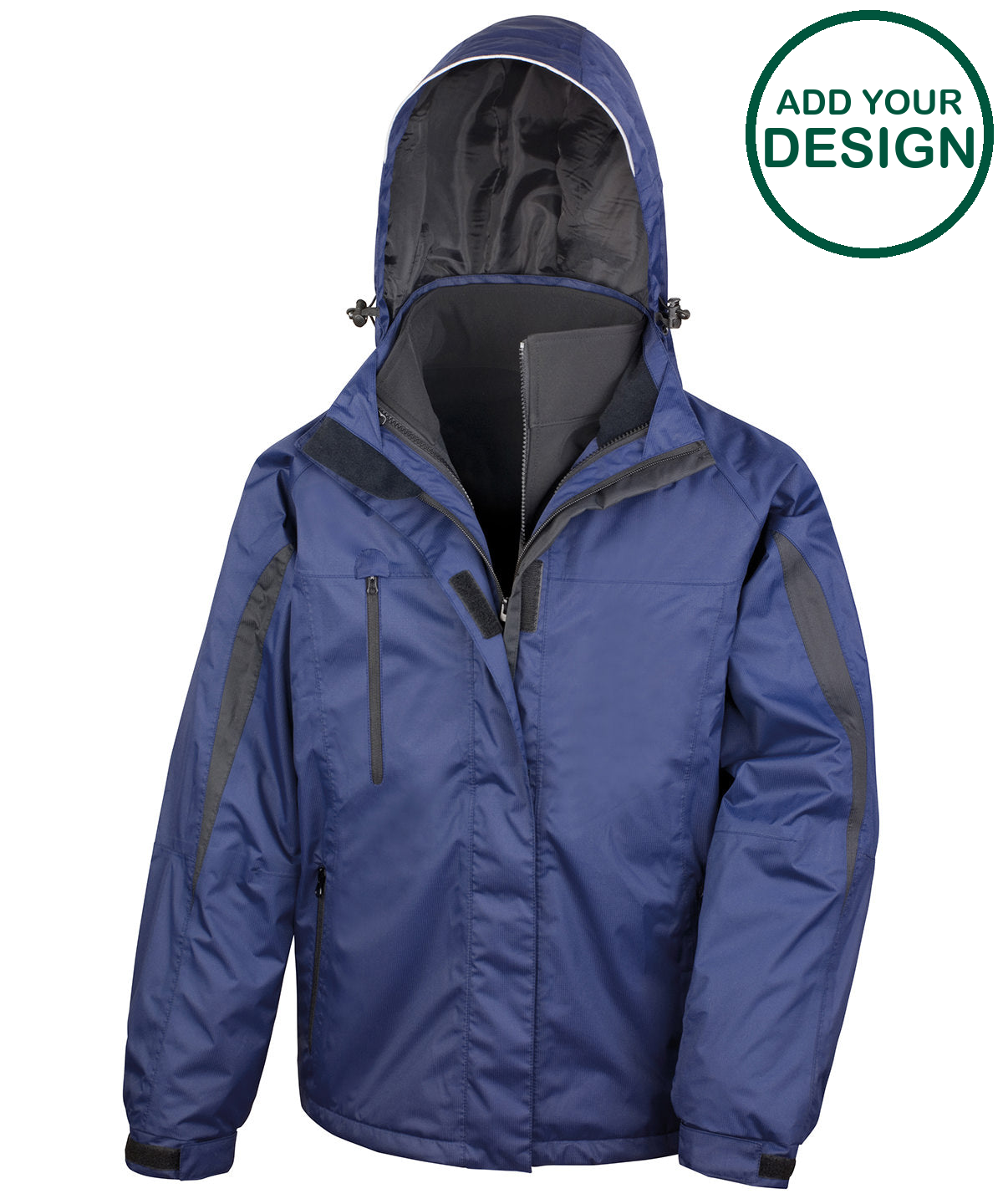 3-in-1 journey jacket with softshell inner
