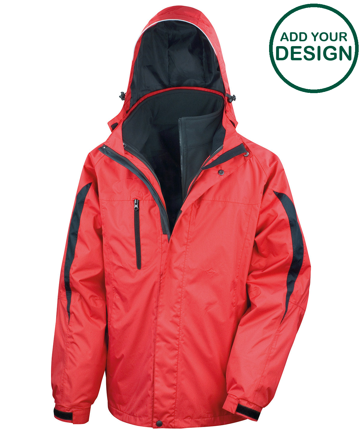 3-in-1 journey jacket with softshell inner
