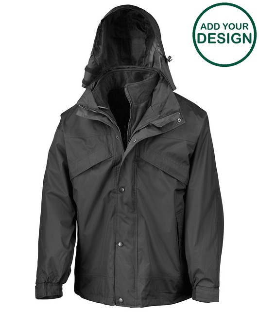 3-in-1 zip and clip jacket