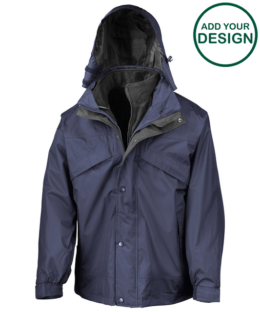 3-in-1 zip and clip jacket