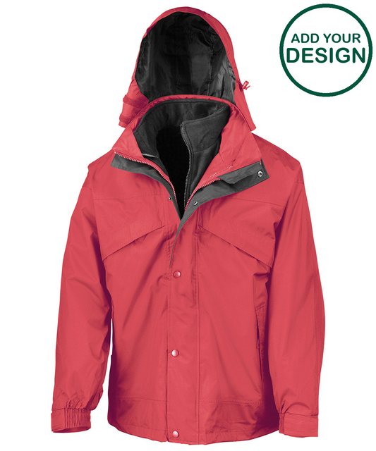 3-in-1 zip and clip jacket