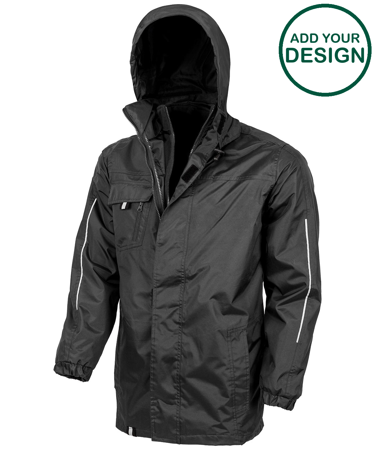 3-in1 CORE transit jacket with printable softshell inner