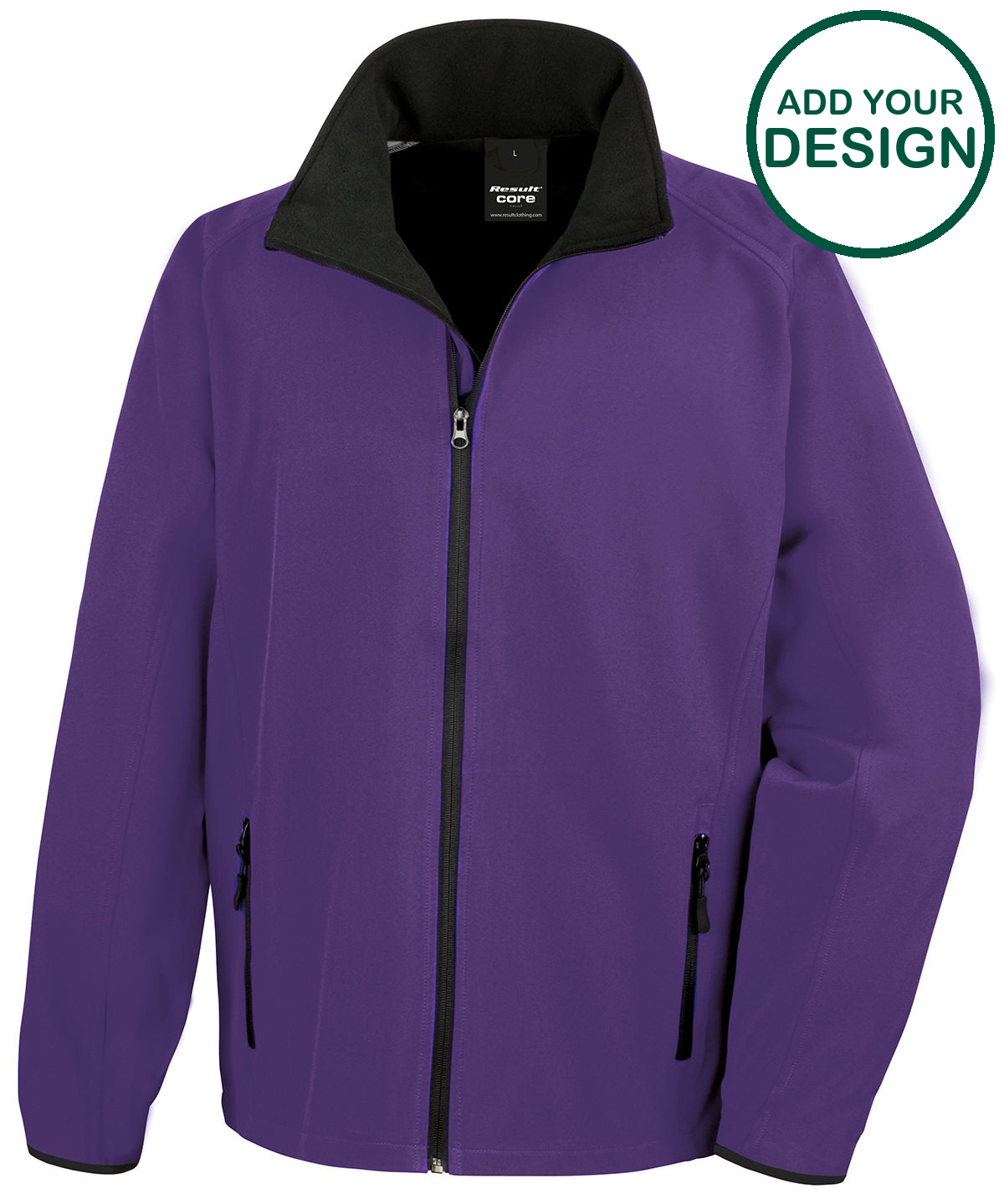 Core printable softshell jacket