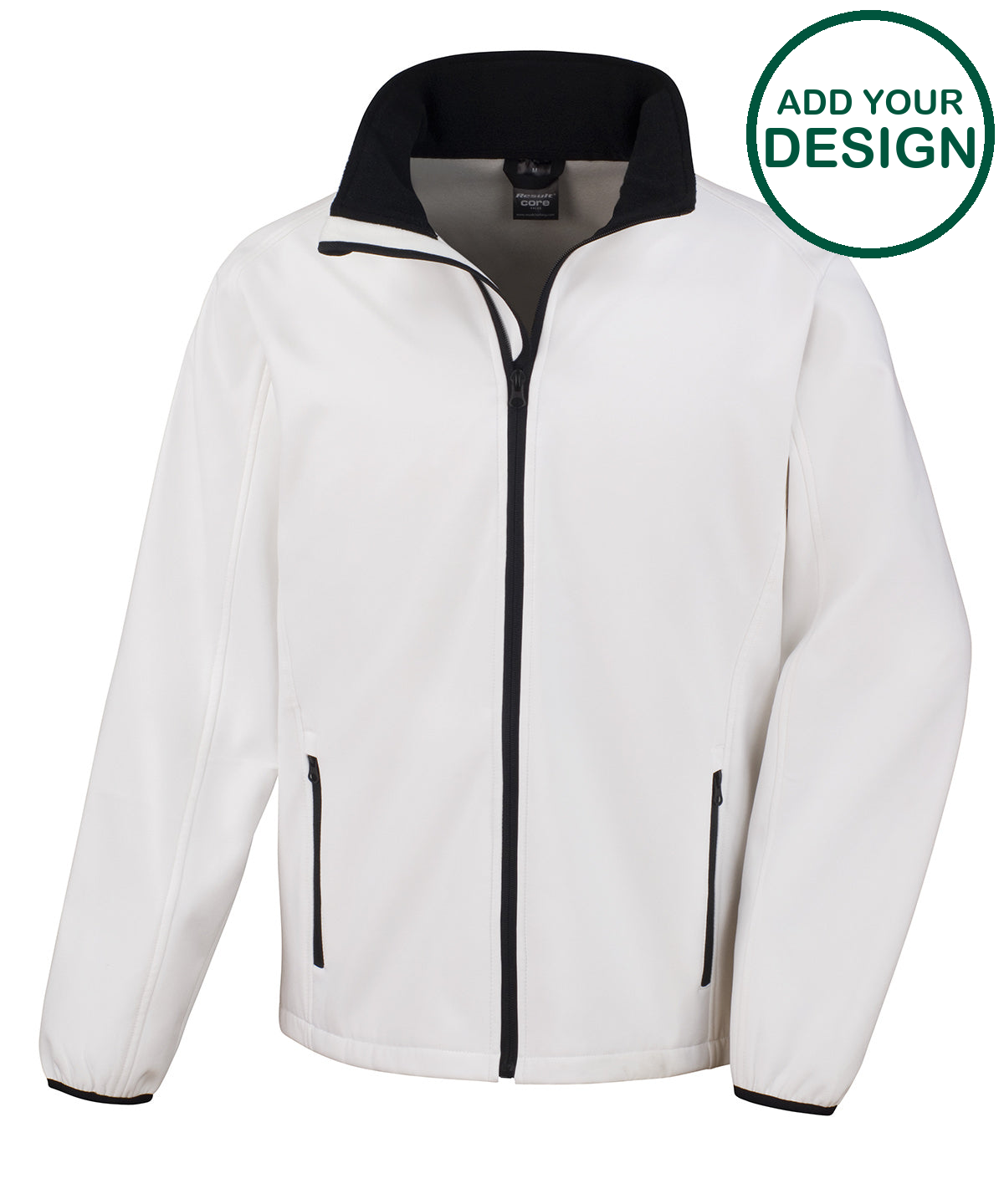 Core printable softshell jacket
