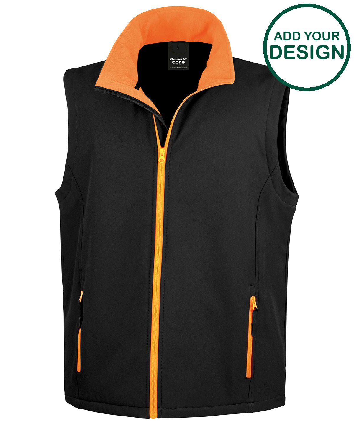 Printable softshell bodywarmer