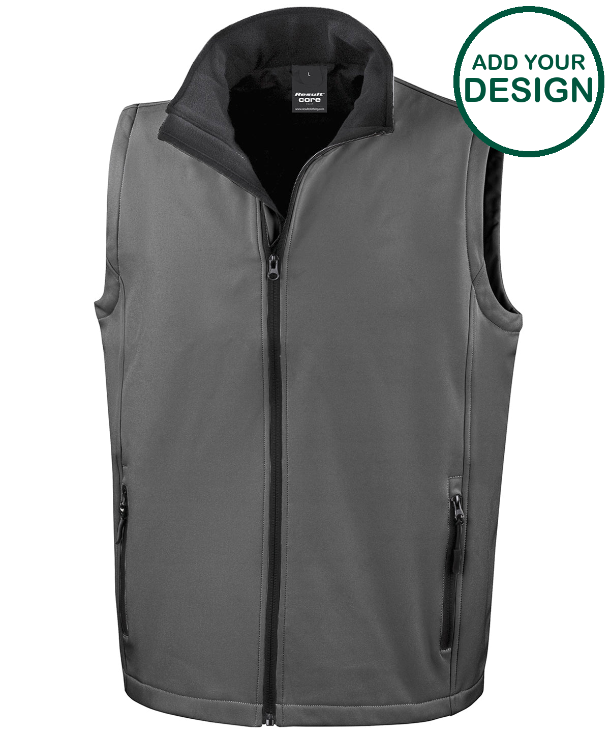 Printable softshell bodywarmer