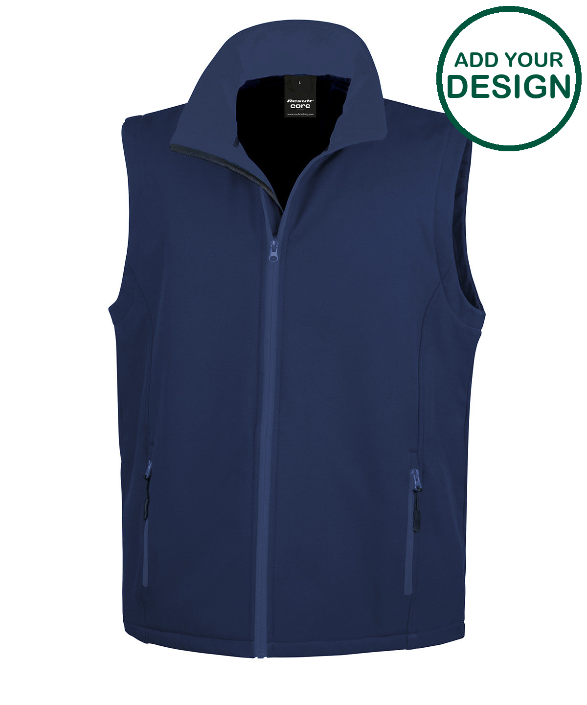 Printable softshell bodywarmer
