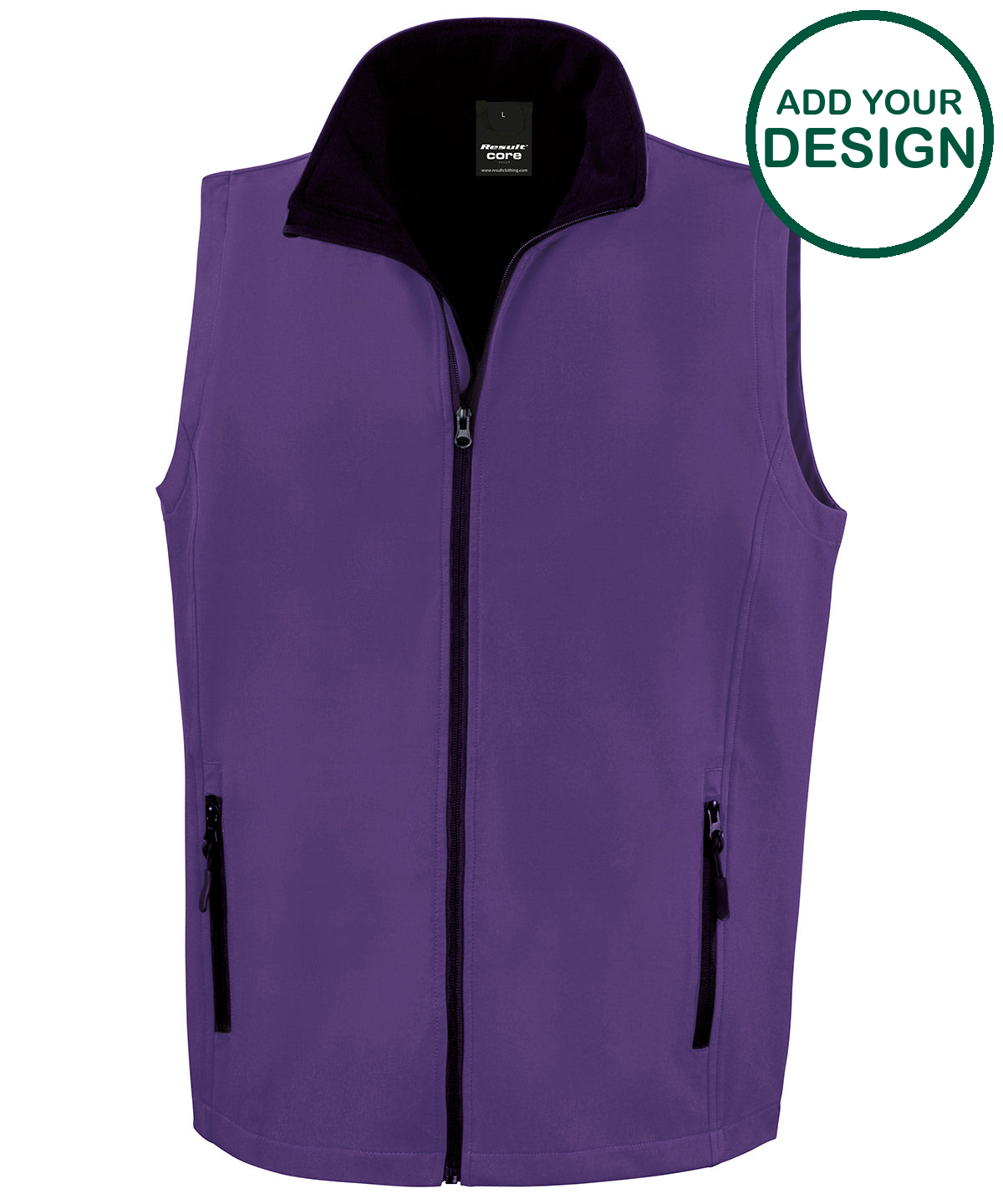 Printable softshell bodywarmer