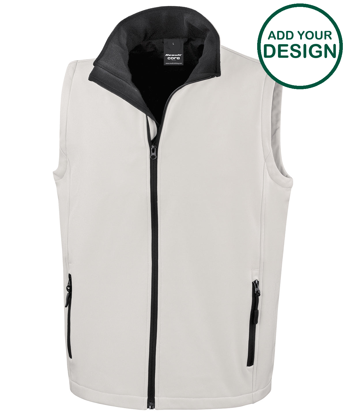 Printable softshell bodywarmer