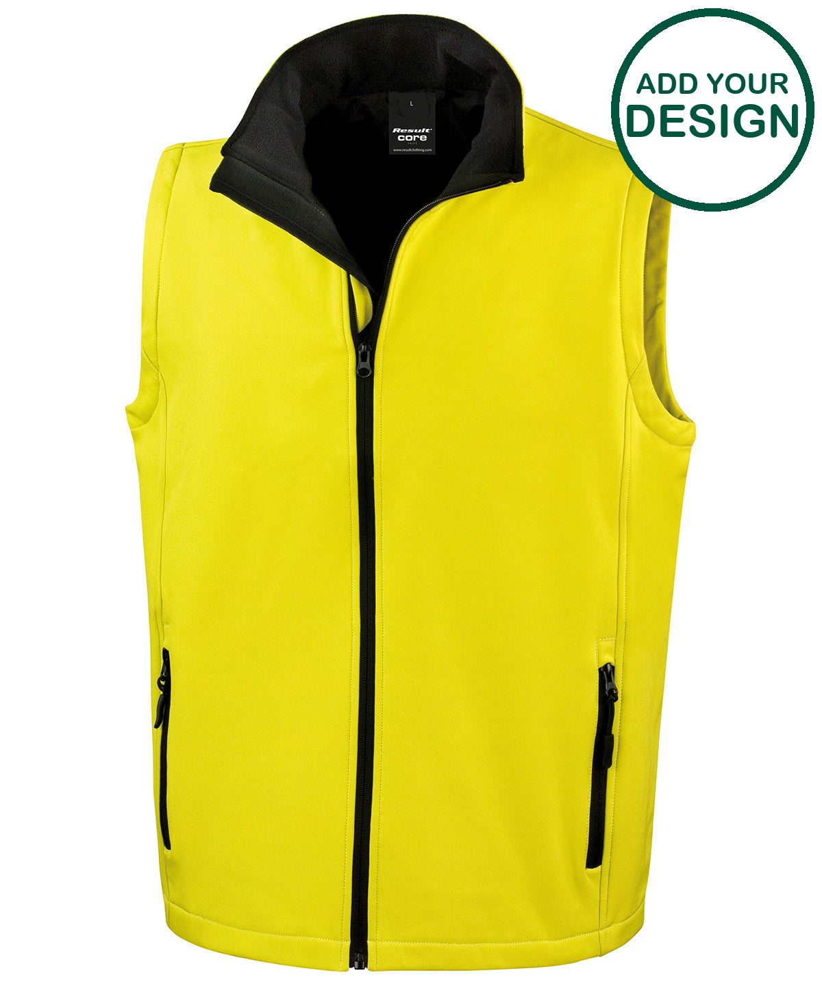 Printable softshell bodywarmer