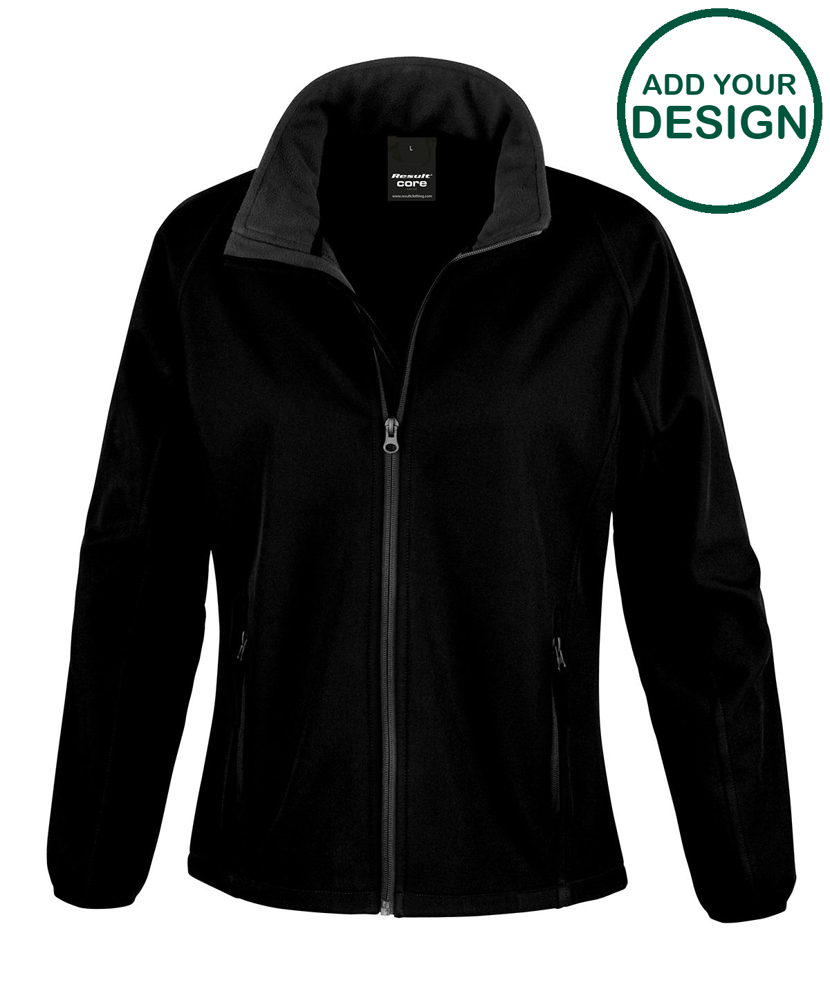Women's Core printable softshell jacket