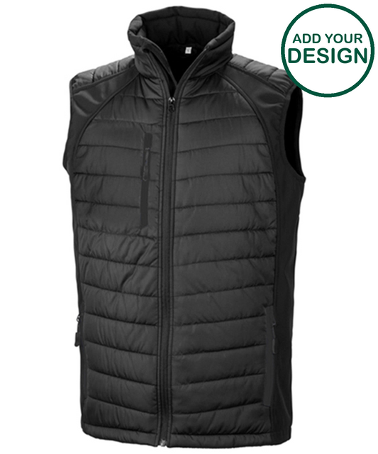 compass padded softshell gilet
