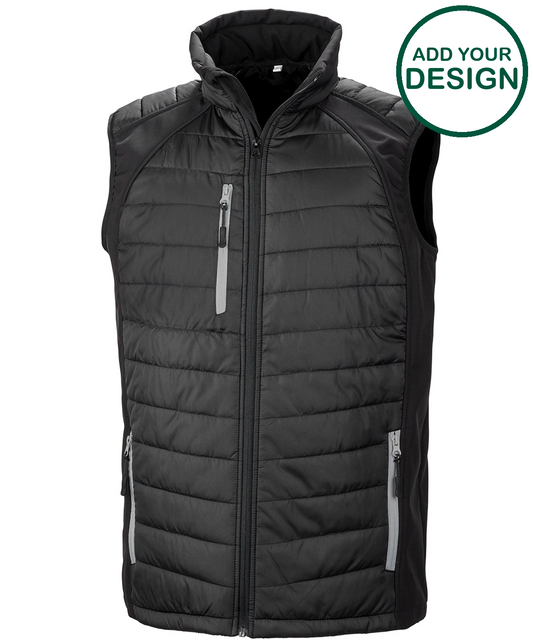 compass padded softshell gilet