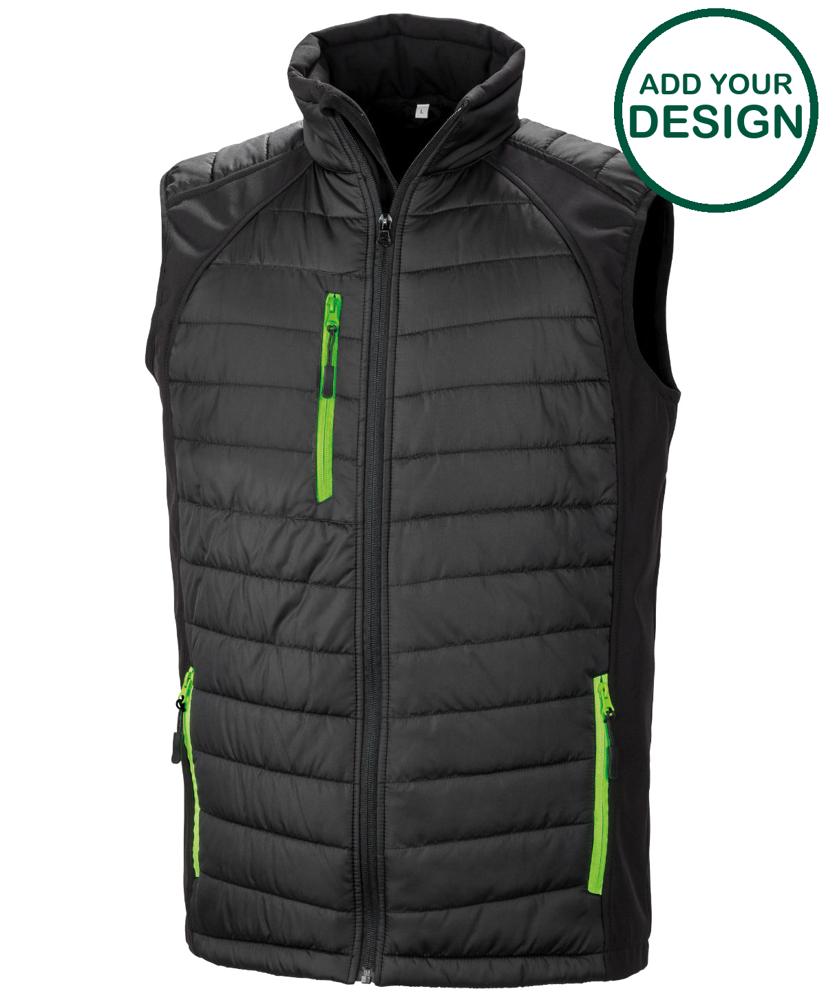compass padded softshell gilet