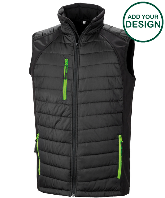 compass padded softshell gilet