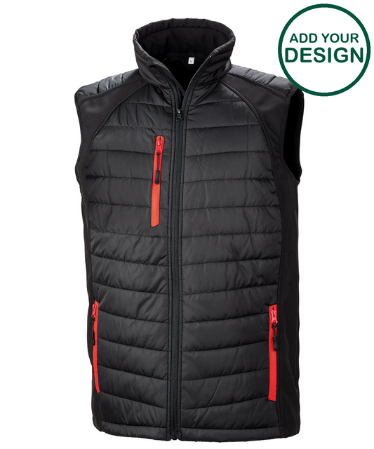 compass padded softshell gilet