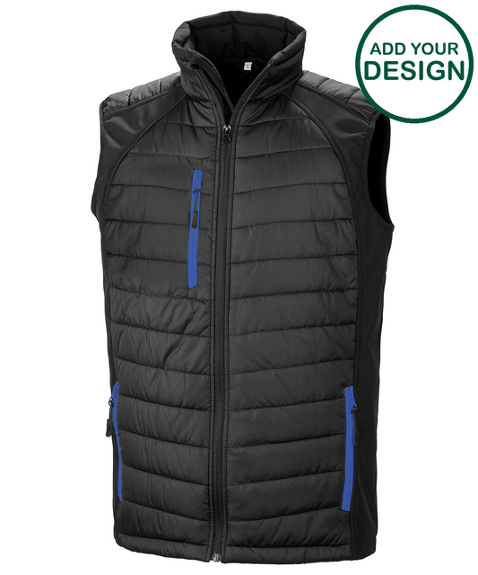 compass padded softshell gilet