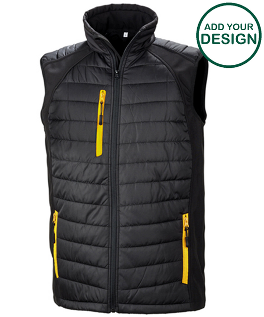 compass padded softshell gilet