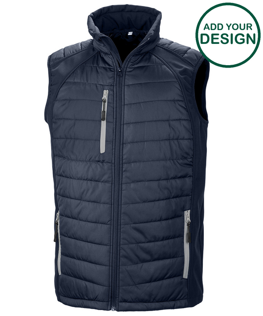 compass padded softshell gilet
