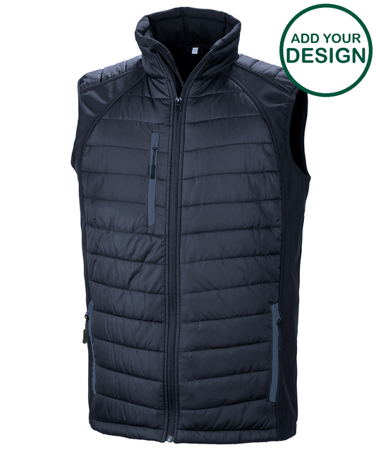 compass padded softshell gilet