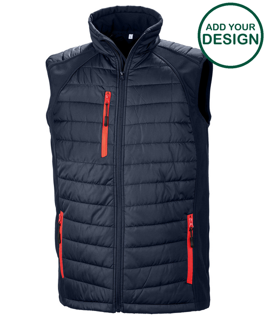 compass padded softshell gilet