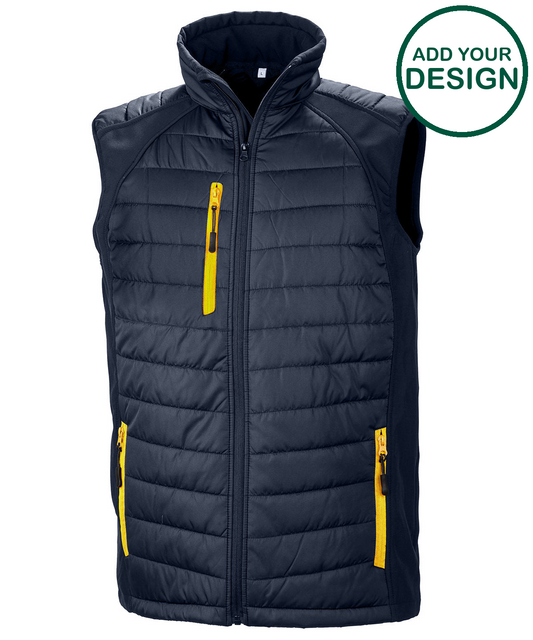 compass padded softshell gilet
