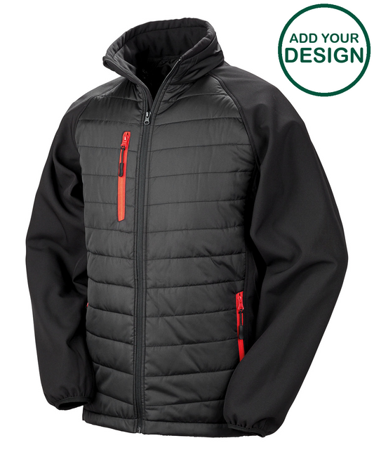 Compass padded softshell jacket