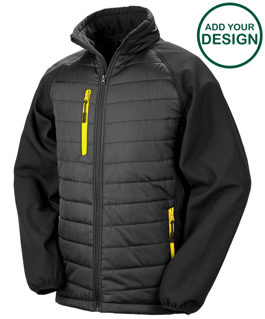 Compass padded softshell jacket
