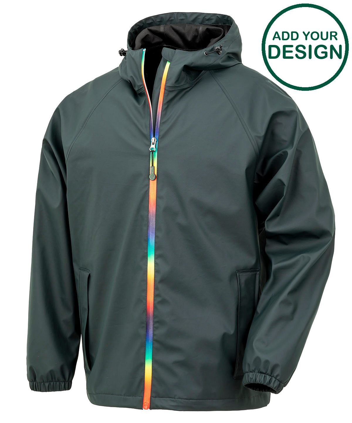 Prism PU waterproof jacket with recycled backing