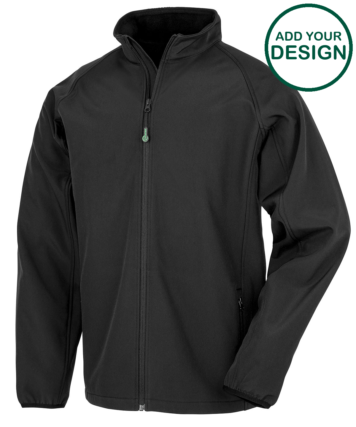 Recycled 2-layer printable junior softshell