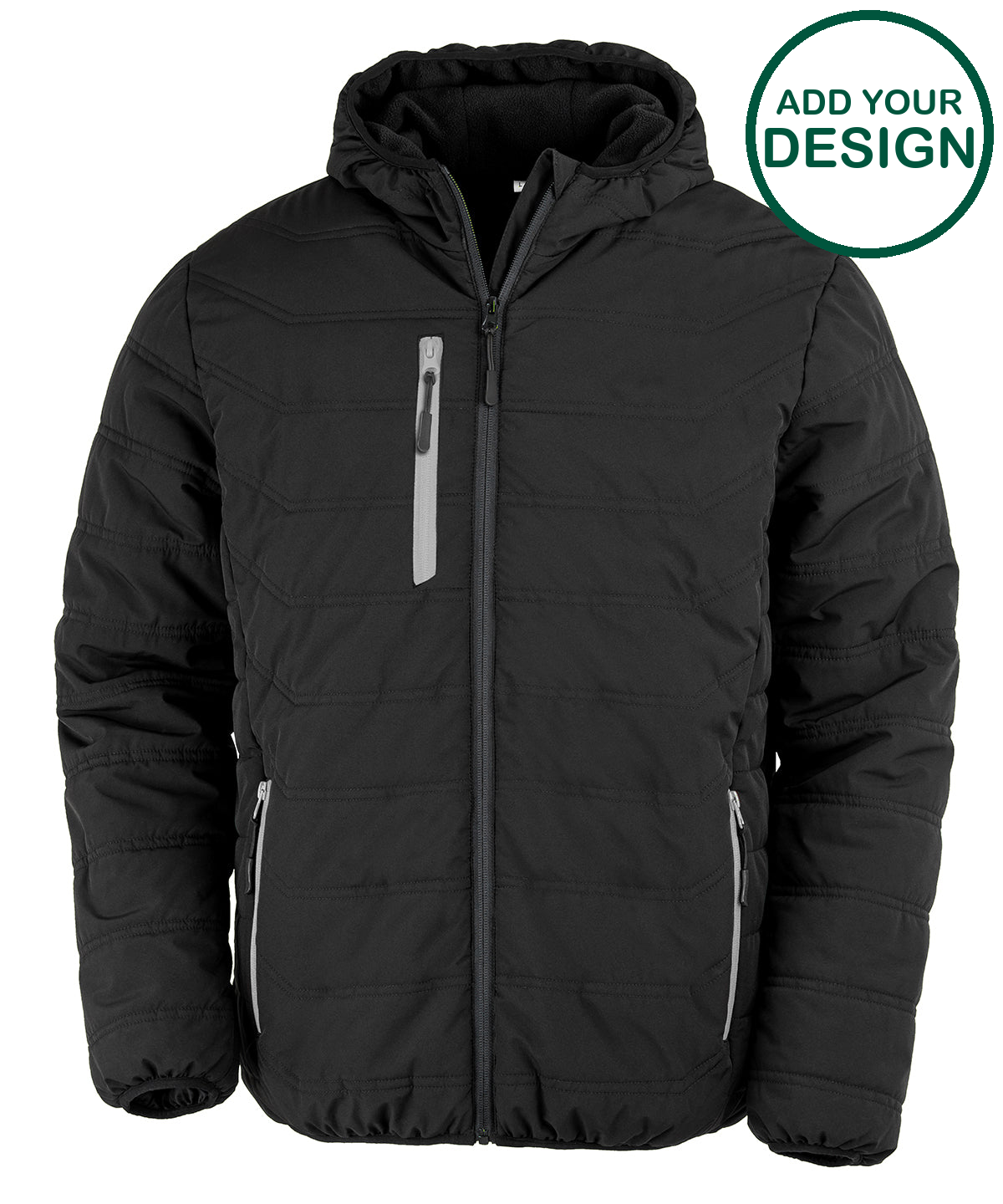 Recycled compass padded winter jacket
