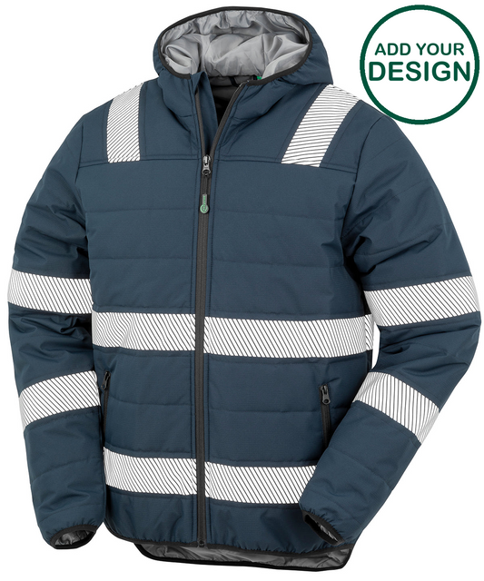 Recycled ripstop padded safety jacket